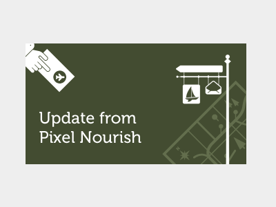 Update Card Header edm green header pixel nourish