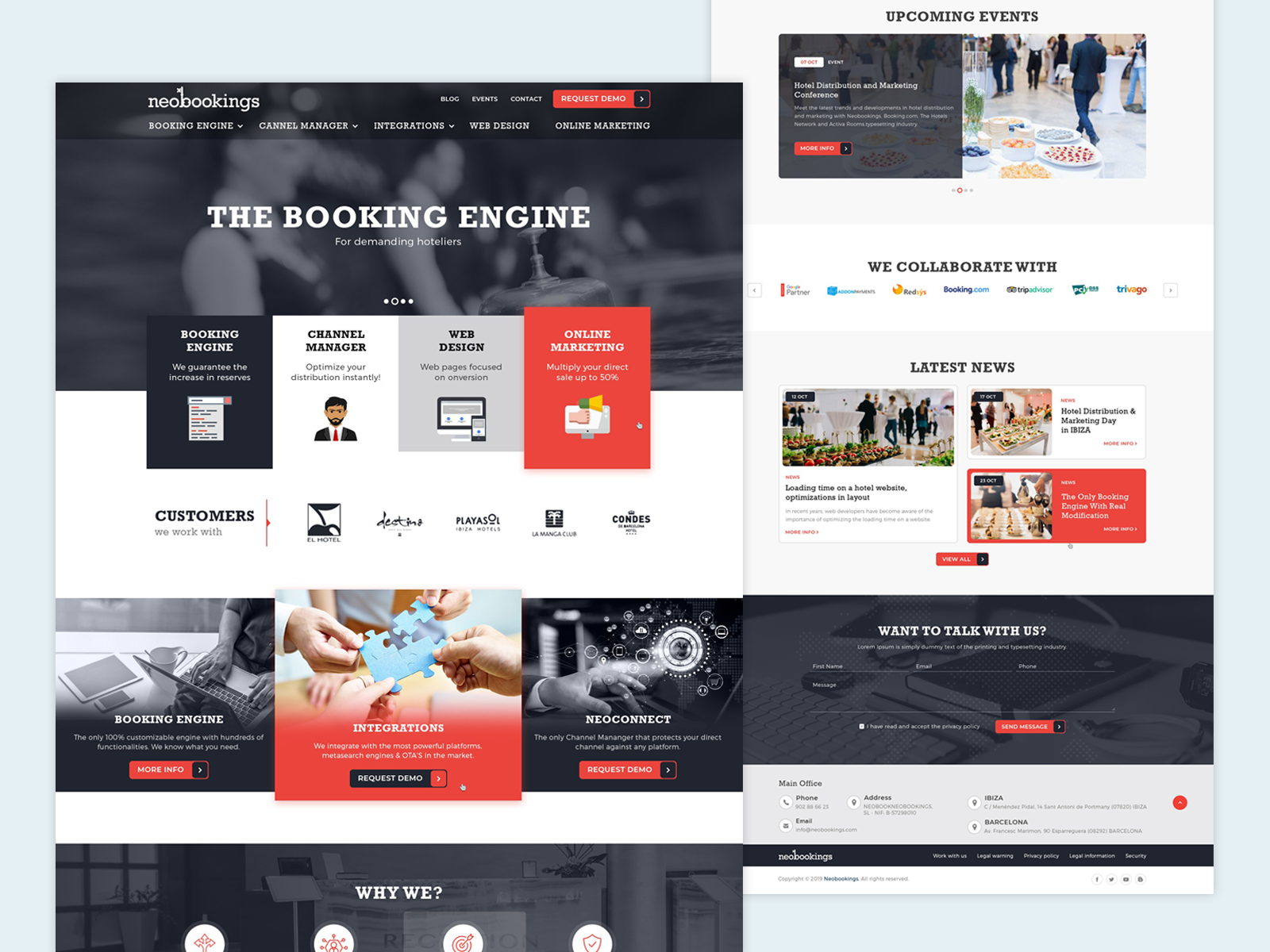 Booking Engine design by simply webs solutions on Dribbble