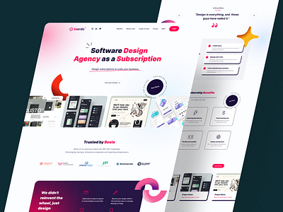 Inordo Agency Website Redesign agency ui uiux ux web webdesign website