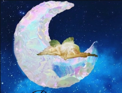 Pixie on a moon