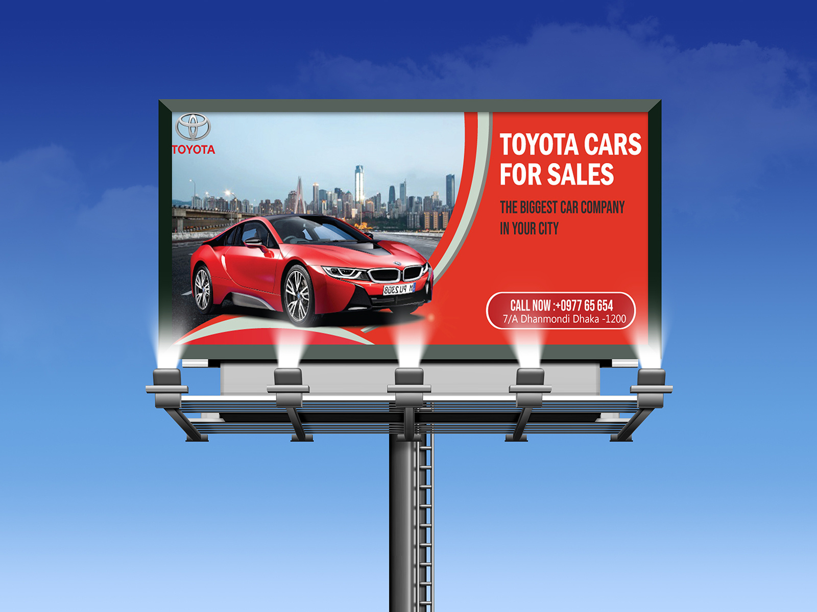 Car Billboard By Fahima Akter On Dribbble
