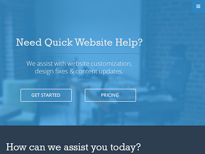 New service that helps increase productivity user interface design website design