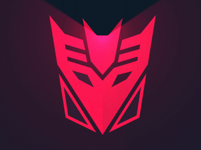 Transformers {Animated Gif} after effects animated animation gif illustrator logo logotype robot transformers