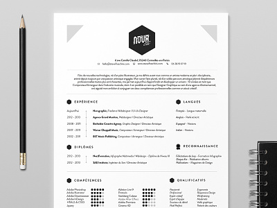NovaGraphix - 2014 Resume cv design education icons logo minimalist profile resume skills ui ux webdesign