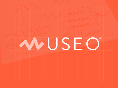 Museo™ - Logo app flat design logo logotype minimalist music playlist ui user interface ux webdesign website