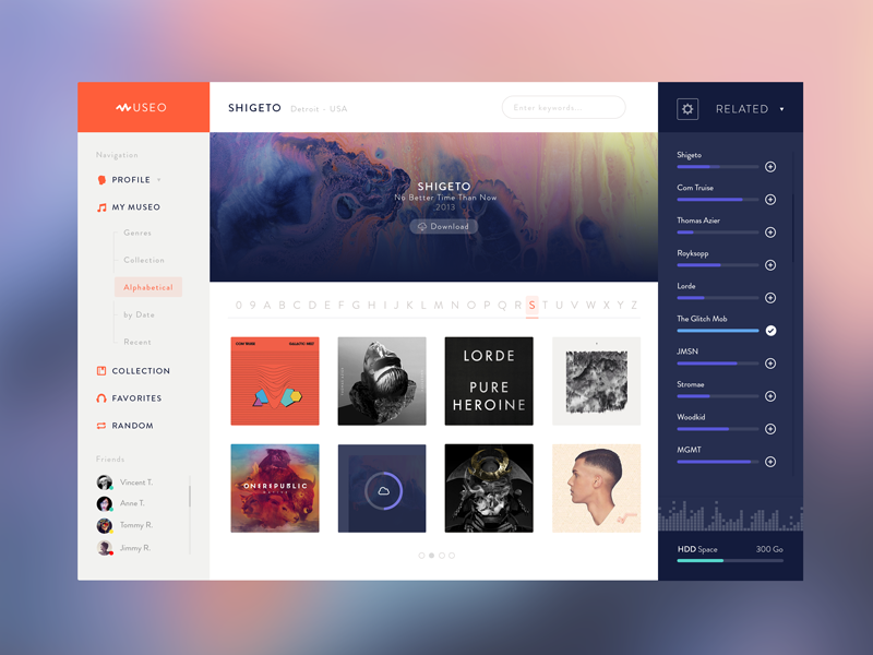 Museo™ - Desktop App v1 by Steve Fraschini on Dribbble