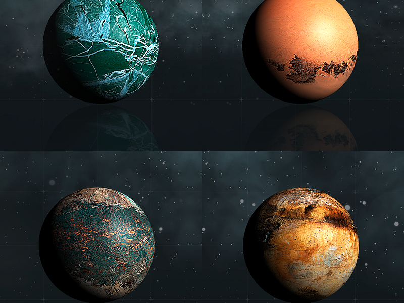 Warframe™ - Planet System by Steve Fraschini on Dribbble