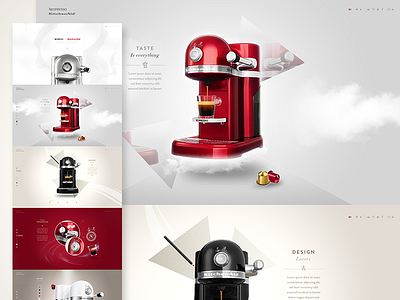 Nespresso by Kitchenaid - Website