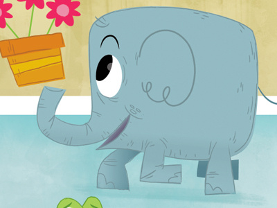 Elephant digital elephant illustration vector