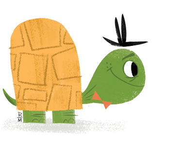 Turtle Speak animal animated gif art digital green hat illustration texture turtle