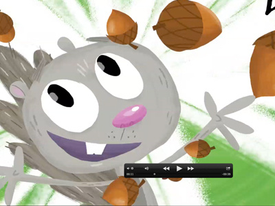 Aw Nuts Book Trailer animation aw book trailer childrens book illustration nuts! trailer