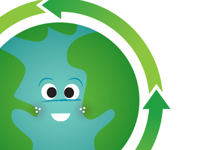 Earth Day Character by Rob McClurkan on Dribbble