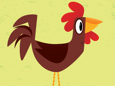 Rooster chicken digital illustration rooster vector