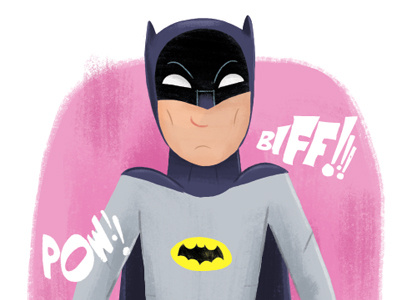 Batman 66 batman comics hero illustration superhero tribute