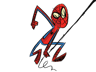 Spidey fanart illustration sketch spiderman stan lee
