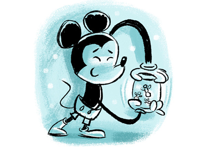Quickie Mickey illustration mickeymouse sketch