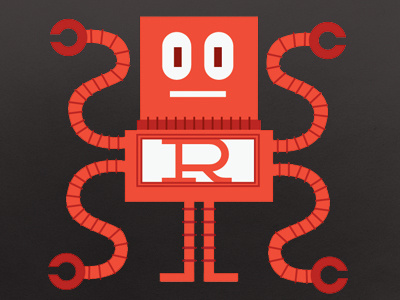 Robo Logo logo robot type vector