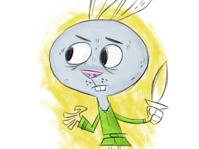 Rabbit Sketch character rabbit sketch sword