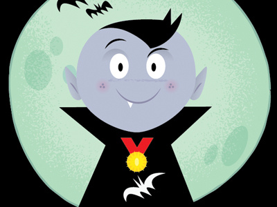 Vampire Boy character digital halloween illustration illustrator monster vampire vector