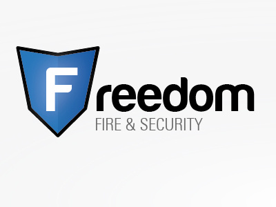 Fire & Security logo fire logo security shield