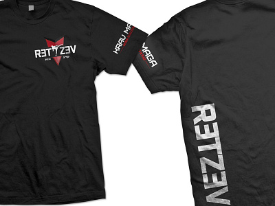 Retzev™ Tshirts fightwear krav logo maa maga retzev