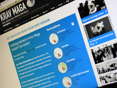 Krav Maga Nottingham design krav maga nottingham responsive web