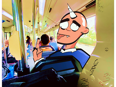 Angry bus ride
