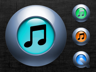 iTunes 10 Alternate Icon icon itunes personal work redesign