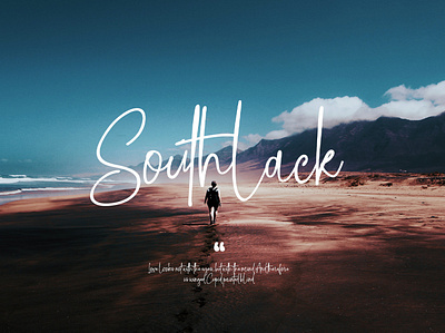 Southlack Signature Fonts animation branding design illustration lettering logo minimal type typography website