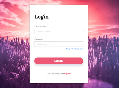 Login Page design login ui web design