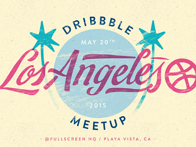 LA Meetup beach design dribbble meetup fullscreen la los angeles meetup