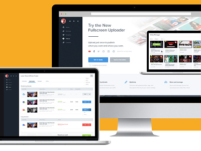 Process Walkthrough content creator dashboard platform process publish share social upload video watch web