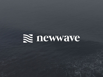 Newwave branding clean logo redesign surf wave