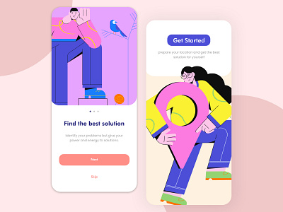 Mobile App Exploration app application art branding character design doctor figma flat funny illustration illustrator mobile ui ui design ui ux web uidesign vector website website design