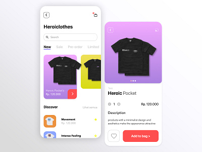 Shopping - App Design animation art branding clothes desain design flat illustration illustrator jakarta logo shirt shopping shopping app ui ui design ux vector web