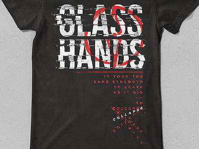 Glass Hands Collapse Glitch band merch digital glitch music out of phase shirt