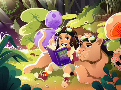 Book of Adventure adventure character characterdesign chibiillustration design illustration illustration illustration daily illustration design illustration graphic design inspiration