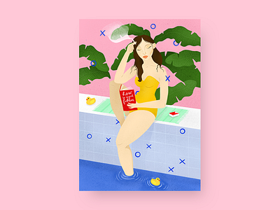Summer State Of Mind artwork digitalillustration illustration poster