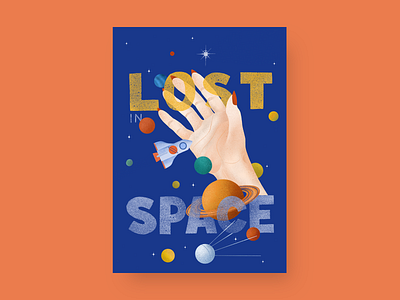 Lost In Space digital digital illustration digitaldrawing poster