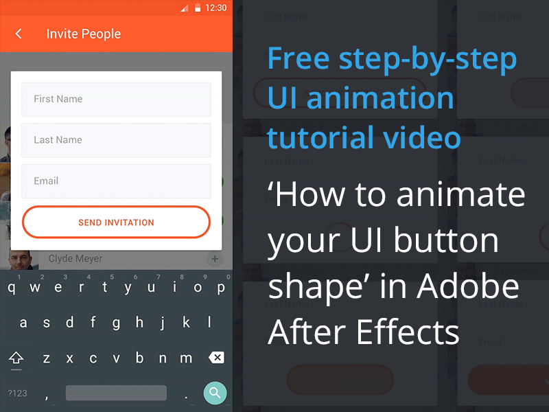 How to animate your UI button shape in After Effects