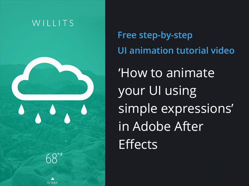 UI animation with no keyframes after effects animation gif jelly ui