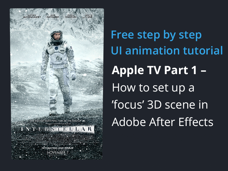 Apple TV After Effects after effects animation apple tv gif tvos ui