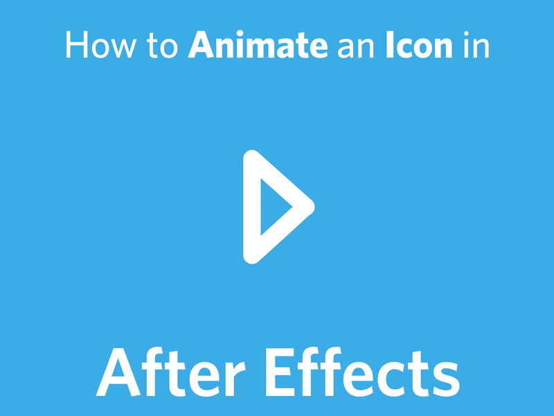 How to Animate an Icon in After Effects by Issara Willenskomer on Dribbble
