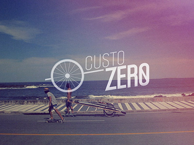 Custo Zero board bradocast design frame logo motion multishow off road skate style