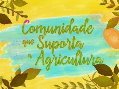 Comunidade que Suporta a Agricultura agriculture animation community csa leaf organic plants supported transition twig