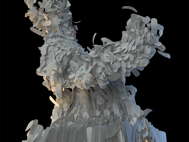 Papers cloth houdini papers redshift simulation vellum