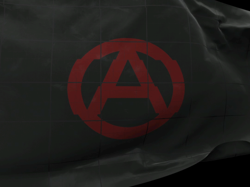 A Flag anarchy anarquism animation cinema 4d flag redshift