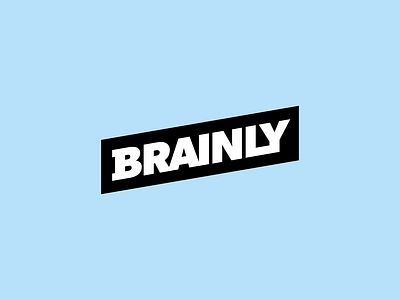 Brainly Logo Animation animation brainly brand branding flat logo minimal