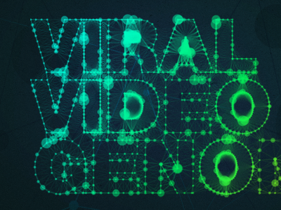 Viral Video Project dark type typography