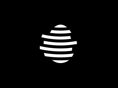 Spinning Egg egg identity logo mark